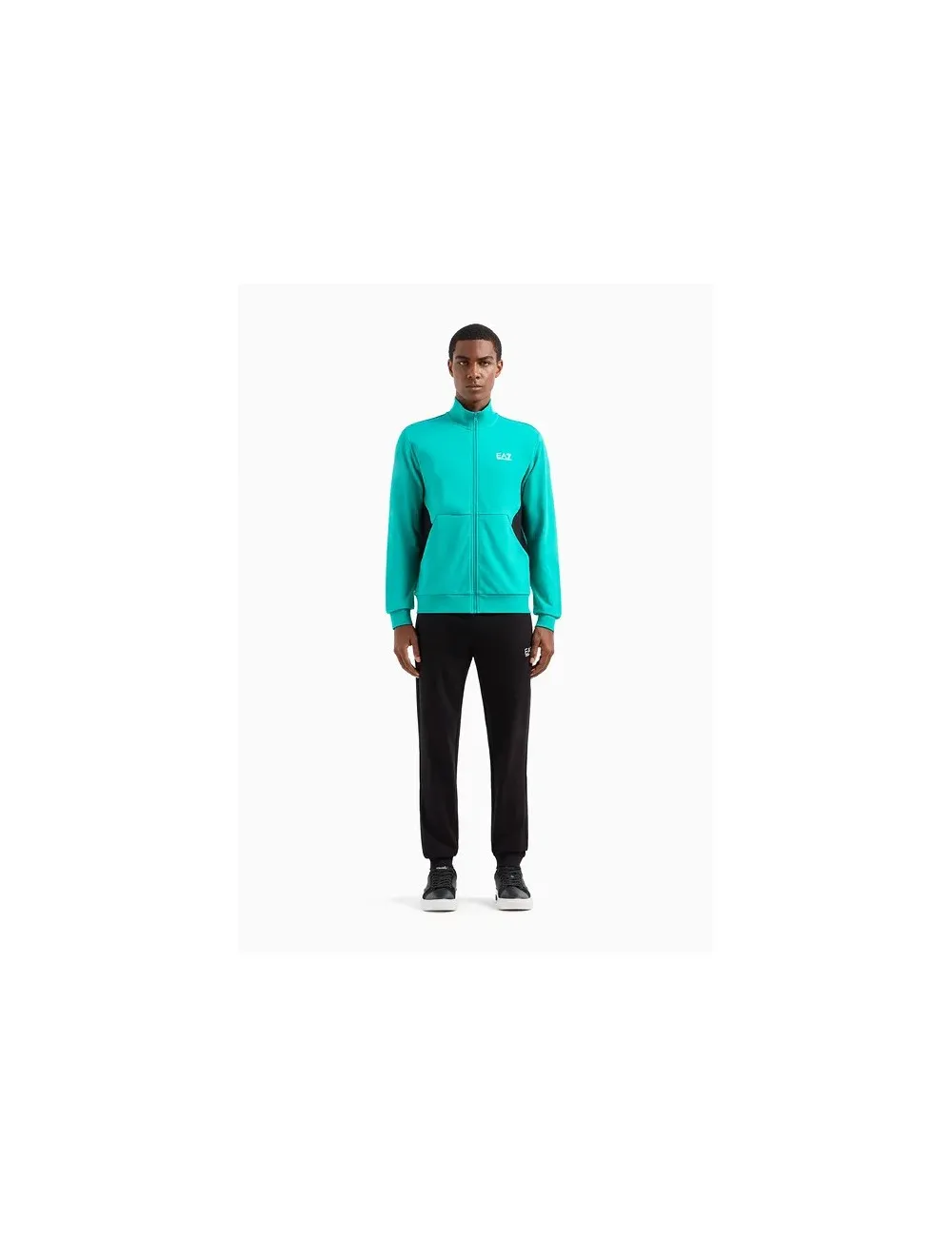 3DPV75 TUTA COMPLETA UOMO EA7 EMPORIO ARMANI FELPA E PANTALONE IN COTONE MAN