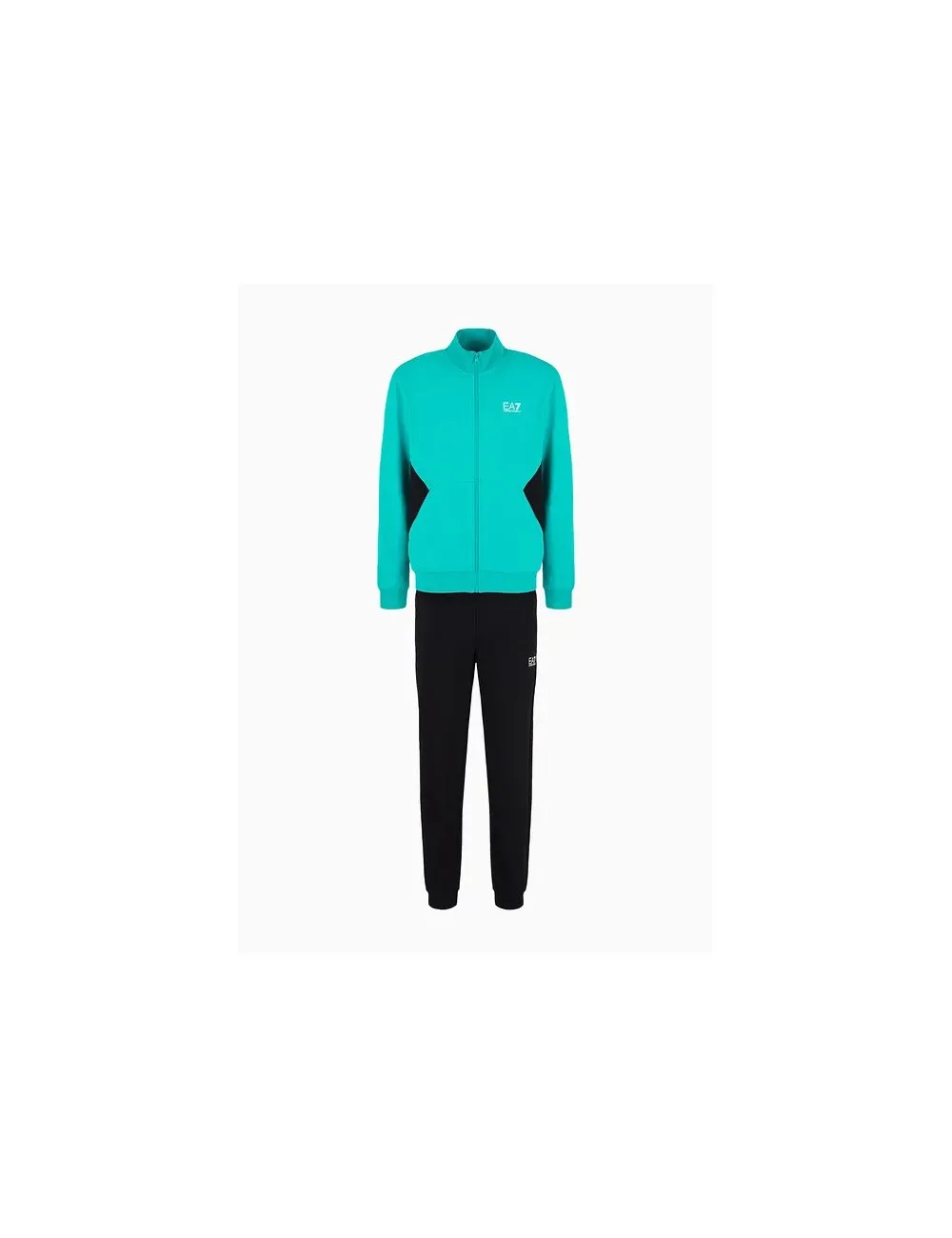 3DPV75 TUTA COMPLETA UOMO EA7 EMPORIO ARMANI FELPA E PANTALONE IN COTONE MAN