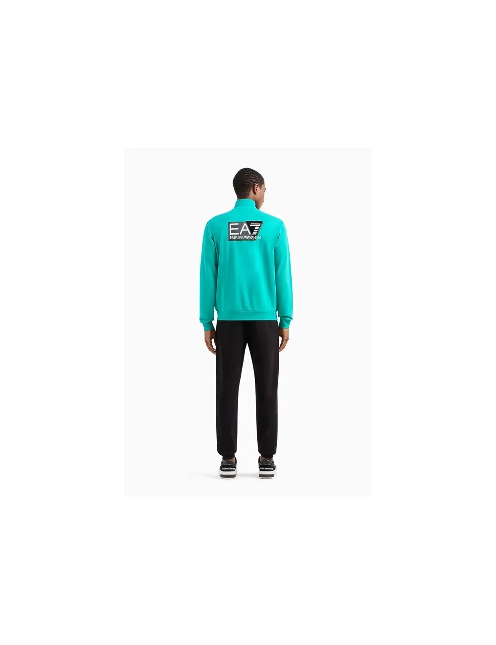 3DPV75 TUTA COMPLETA UOMO EA7 EMPORIO ARMANI FELPA E PANTALONE IN COTONE MAN