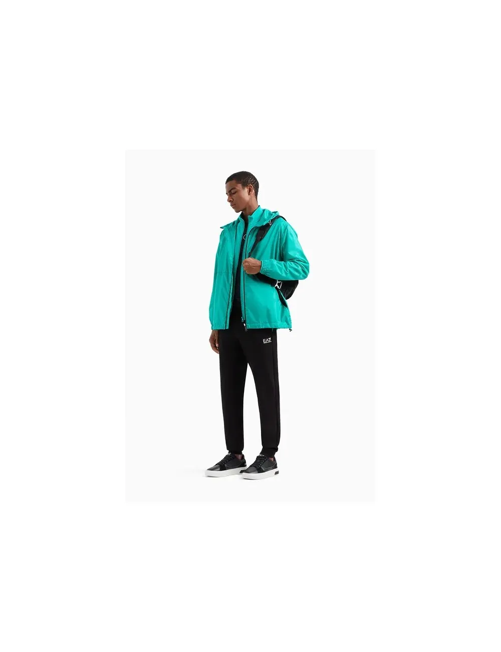 3DPV75 TUTA COMPLETA UOMO EA7 EMPORIO ARMANI FELPA E PANTALONE IN COTONE MAN
