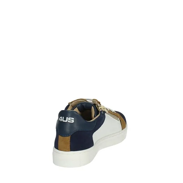 4US PACIOTTI  SNEAKERS BASSA 42561 BLU/GRIGIO