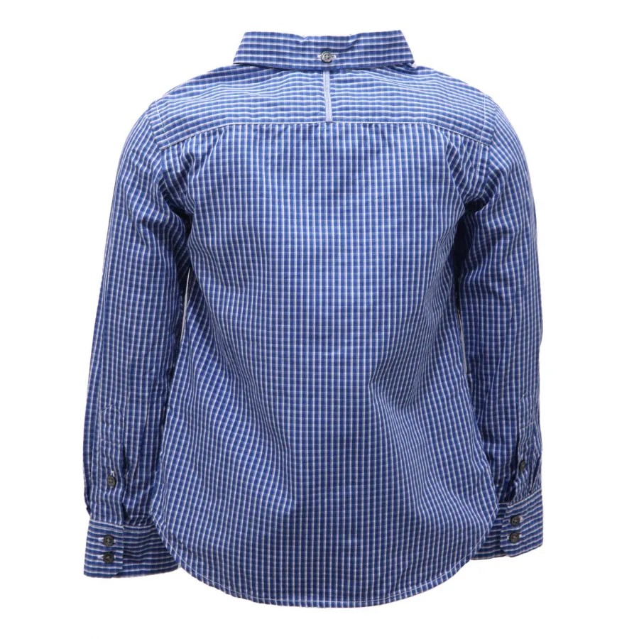 8277AO camicia bimbo MAURO GRIFONI boy kids shirt blue