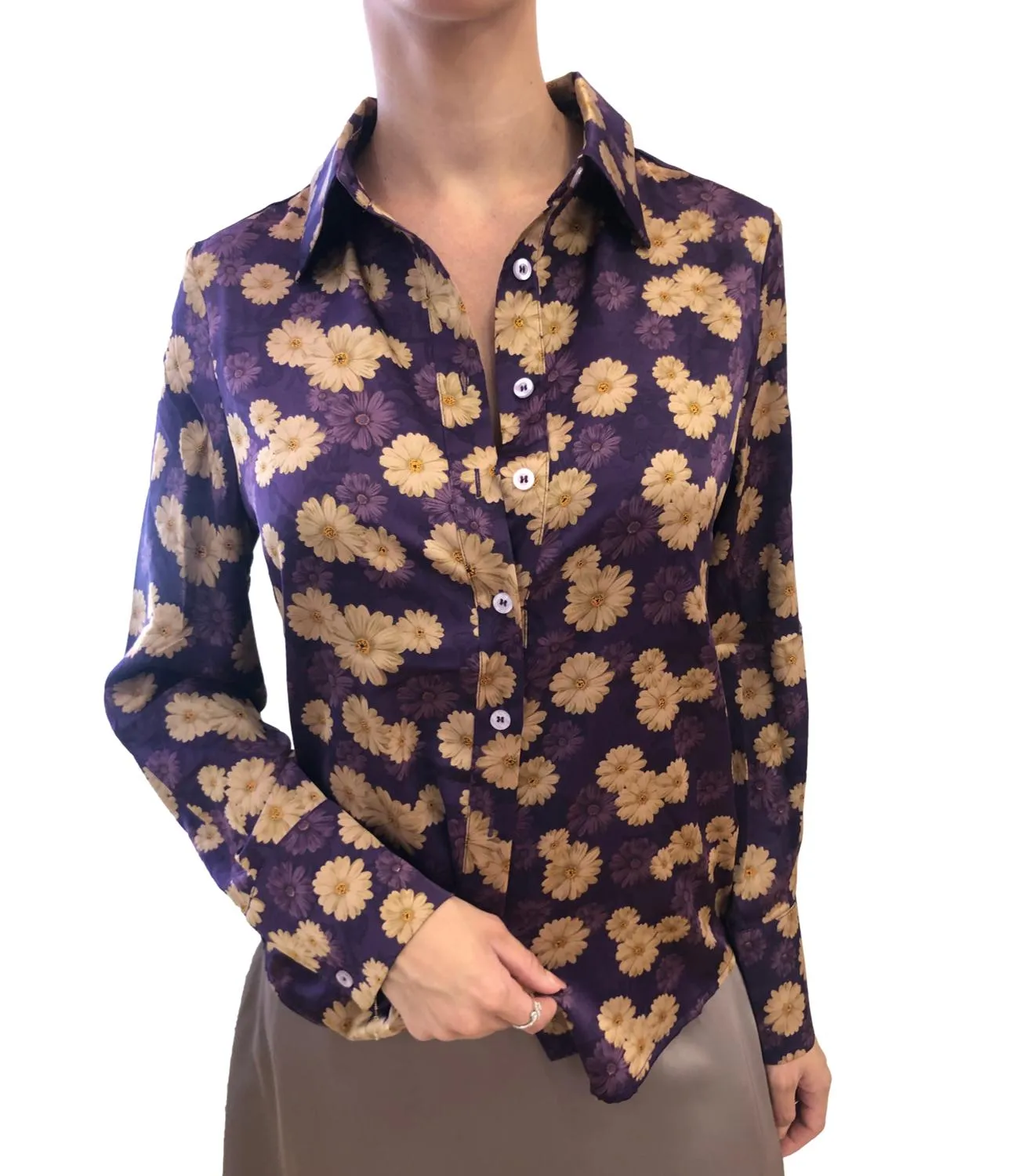 ANONYME Anonyme Camicia Viola Donna