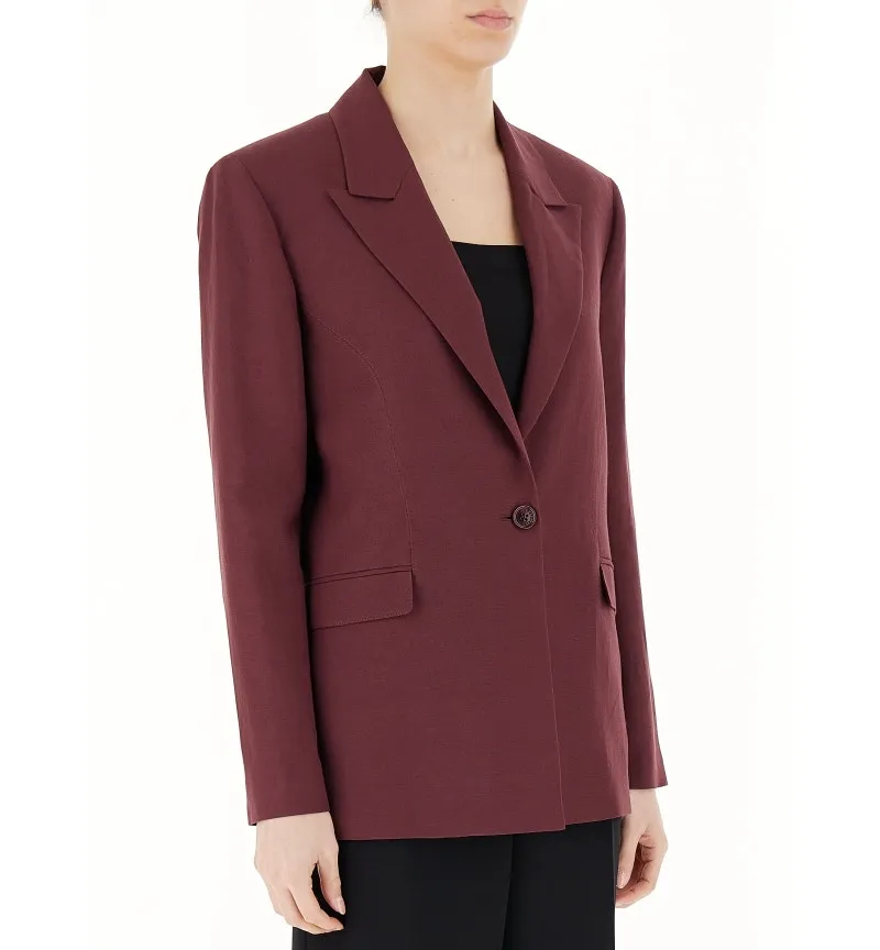 Blazer viscosa-lino