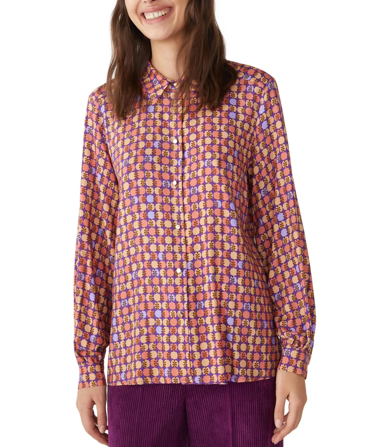 Brand IBLUES Iblues Camicia Adamo Viola Donna