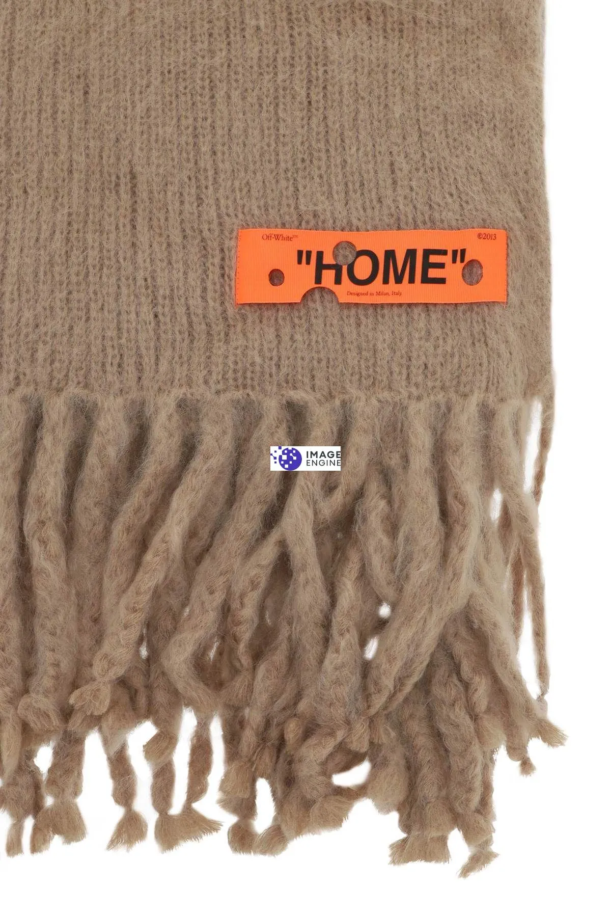 COPERTA IN LANA E MOHAIR 'ARROWS'