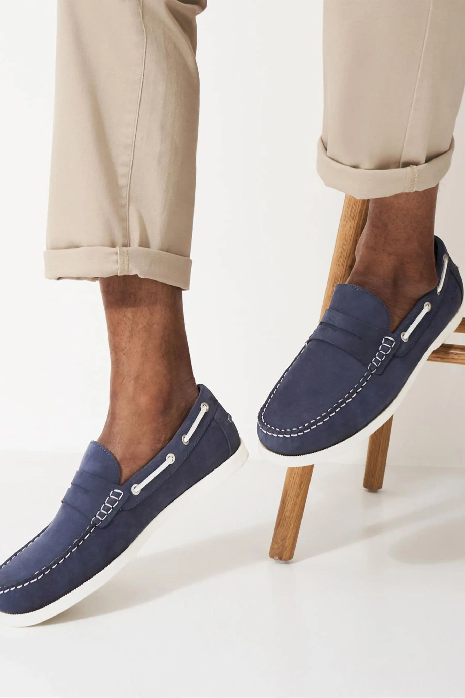 Crew Clothing - Coperta di Scarpe in pelle