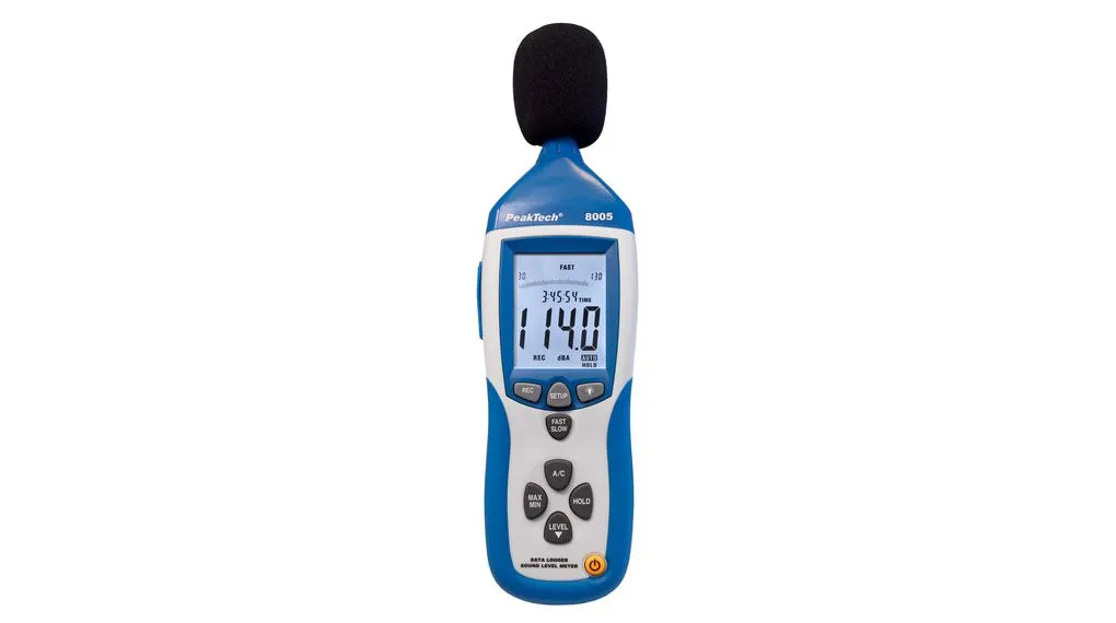Fonometro PeakTech P8005, 39dB → 130dB