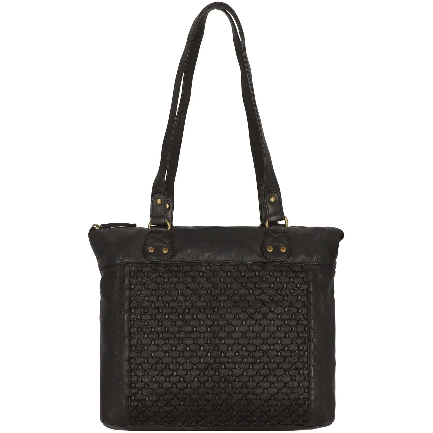 Greenland Nature Femi & Nine Borsa a tracolla in pelle 35 cm