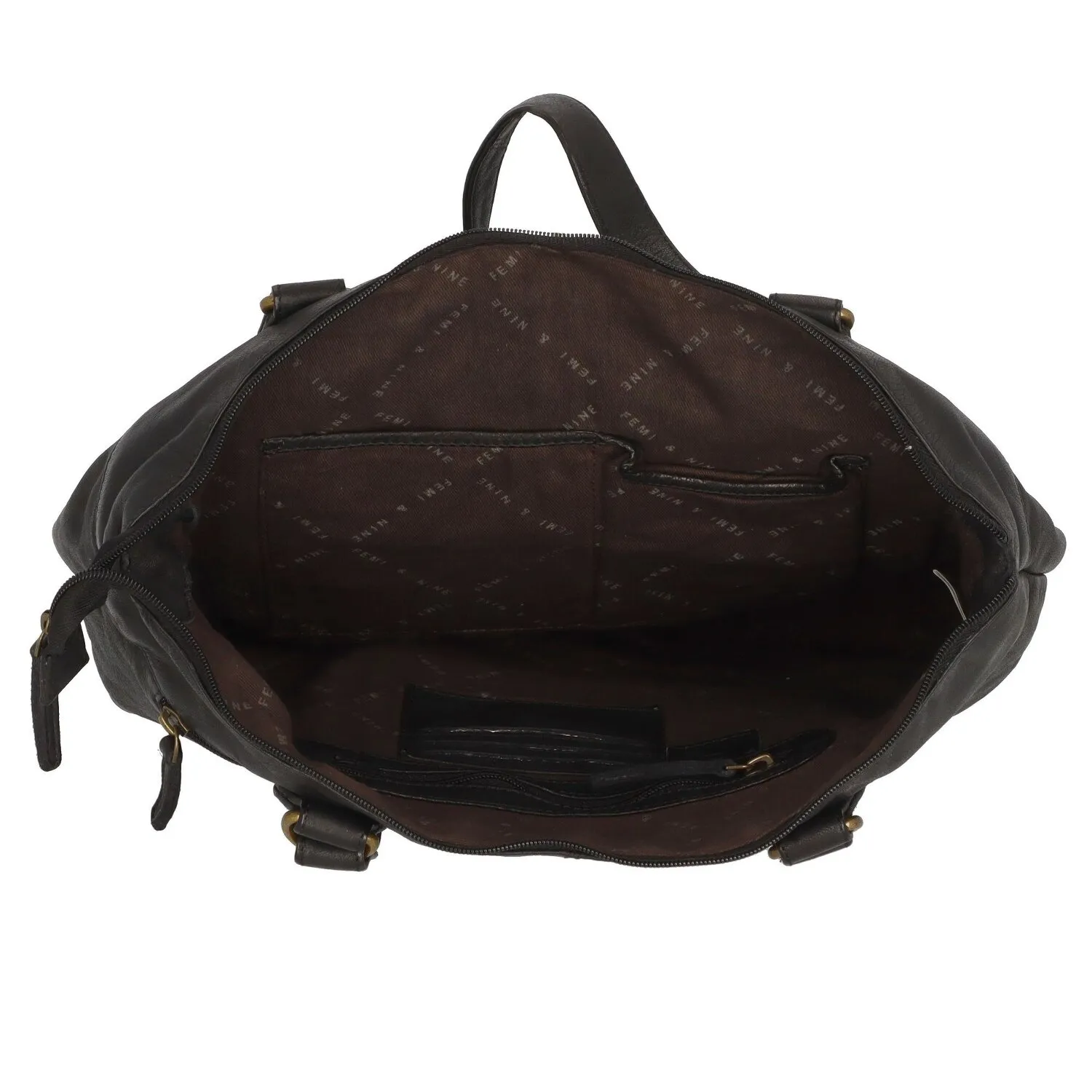 Greenland Nature Femi & Nine Borsa a tracolla in pelle 35 cm