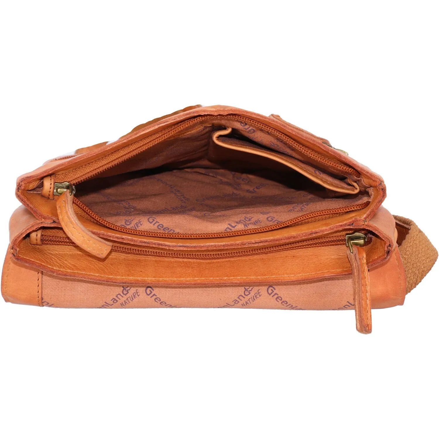 Greenland Nature GreenLand NATURE Borsa a tracolla Pelle 24 cm