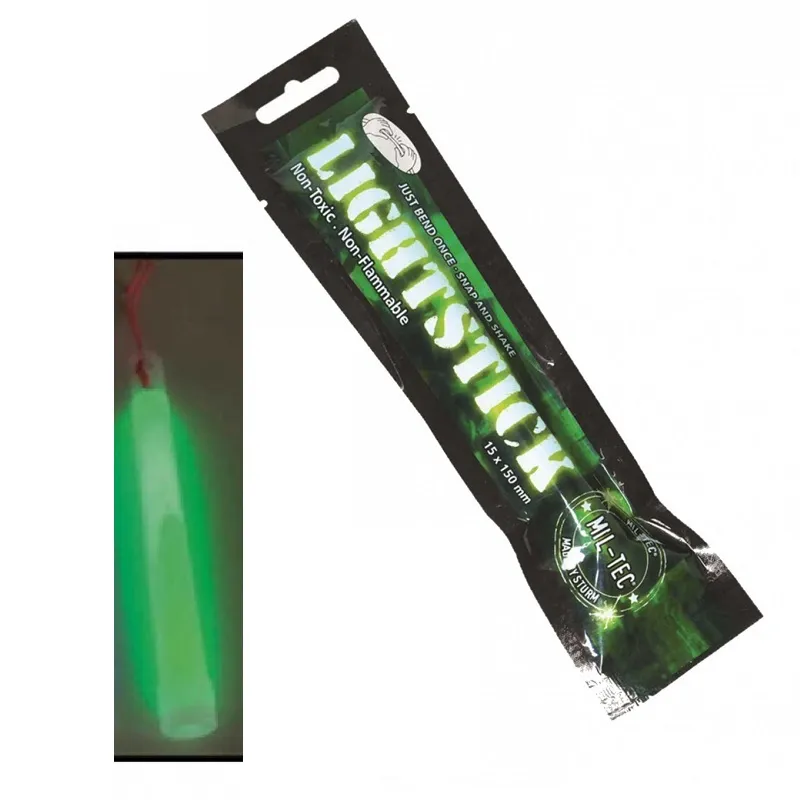 Light stick cyalume bastoncino luminoso 8/12 ore blu verde rosso giallo bianco