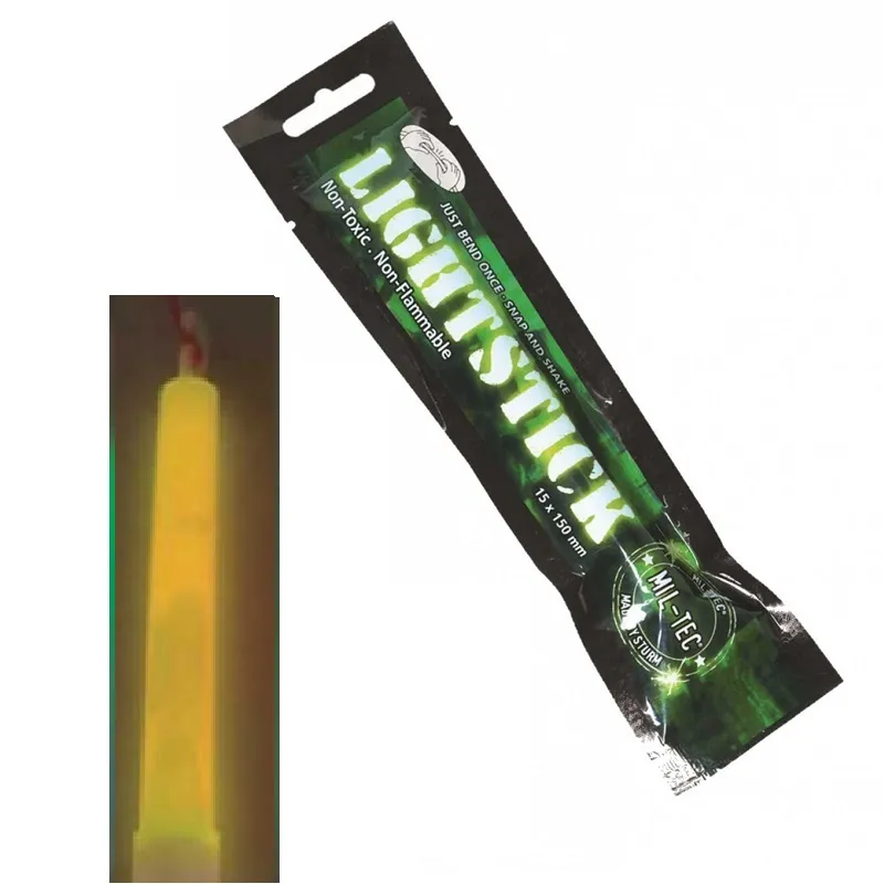 Light stick cyalume bastoncino luminoso 8/12 ore blu verde rosso giallo bianco