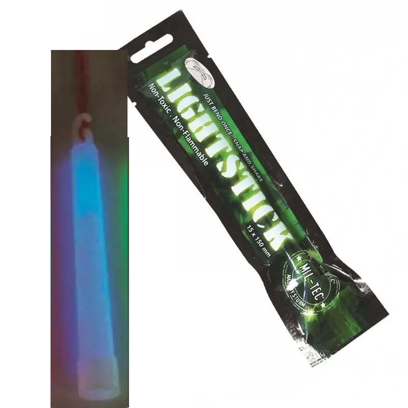 Light stick cyalume bastoncino luminoso 8/12 ore blu verde rosso giallo bianco