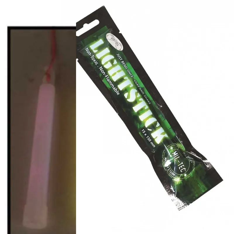 Light stick cyalume bastoncino luminoso 8/12 ore blu verde rosso giallo bianco