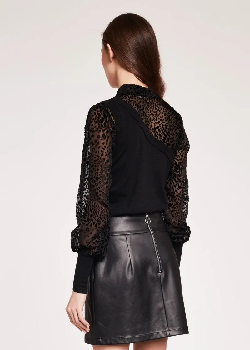 Maglia in viscosa stretch