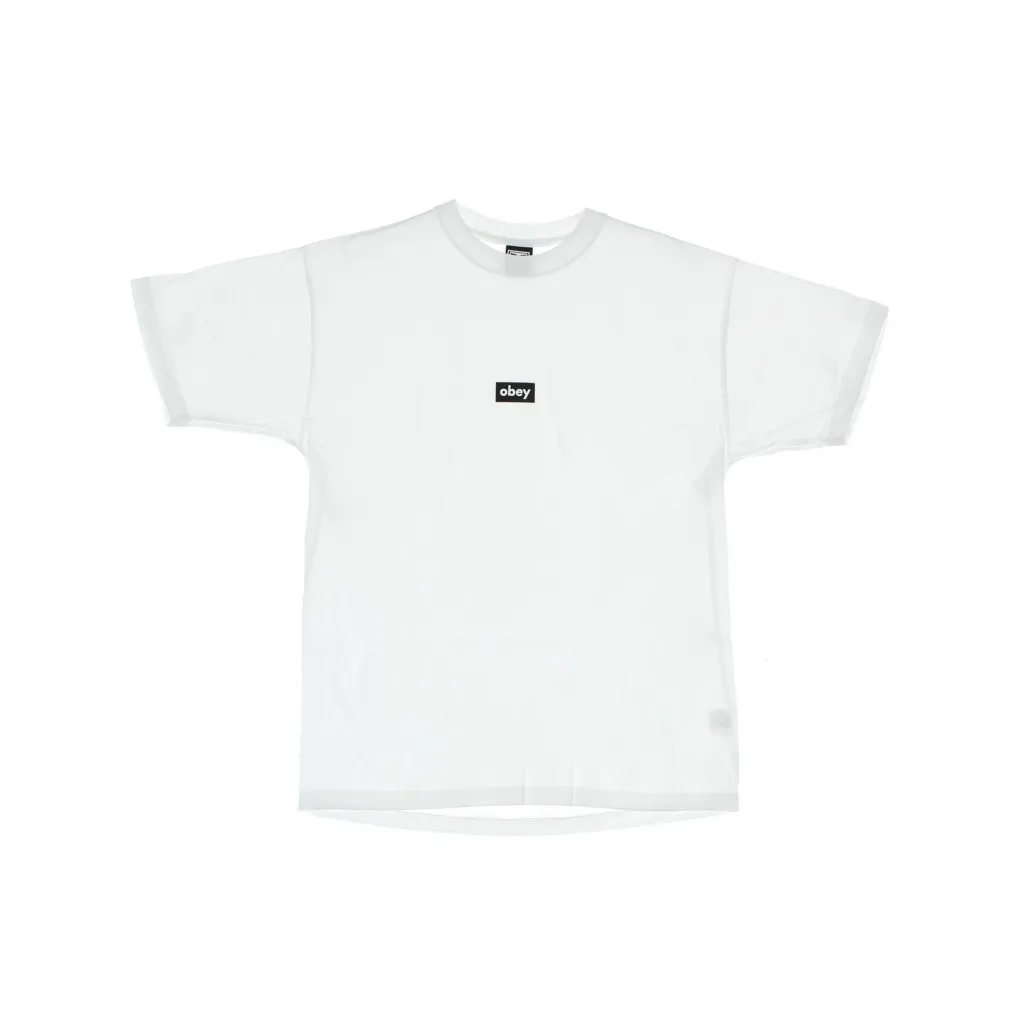 maglietta uomo black bar heavyweight tee WHITE