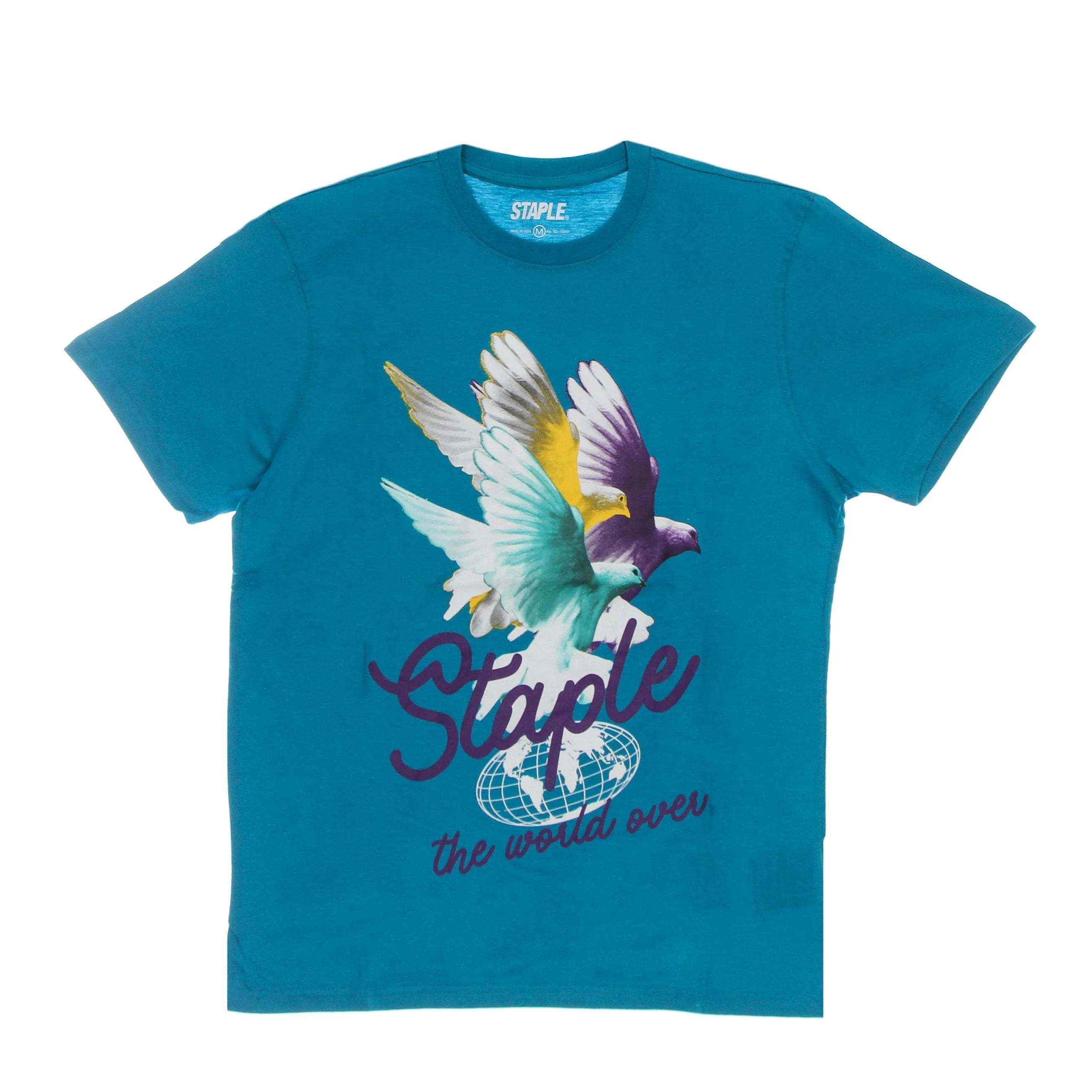 Maglietta Uomo Pelham Birds Tee Teal
