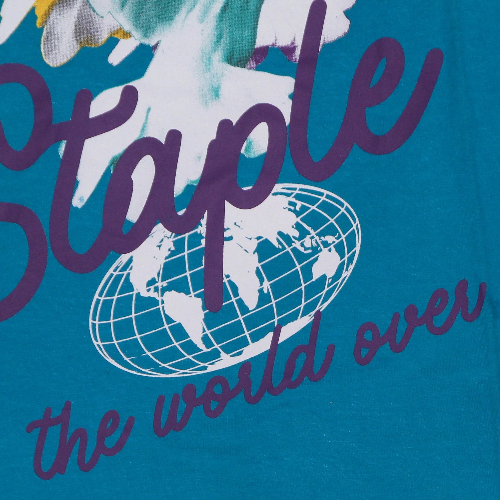 Maglietta Uomo Pelham Birds Tee Teal