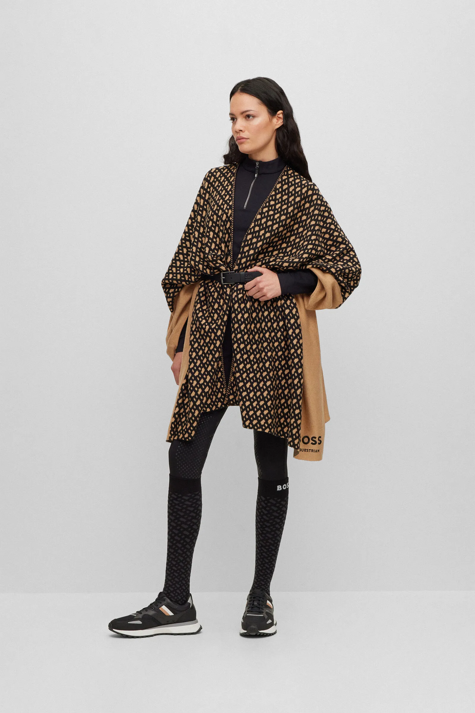 Mantello con monogramma Boss Naomi