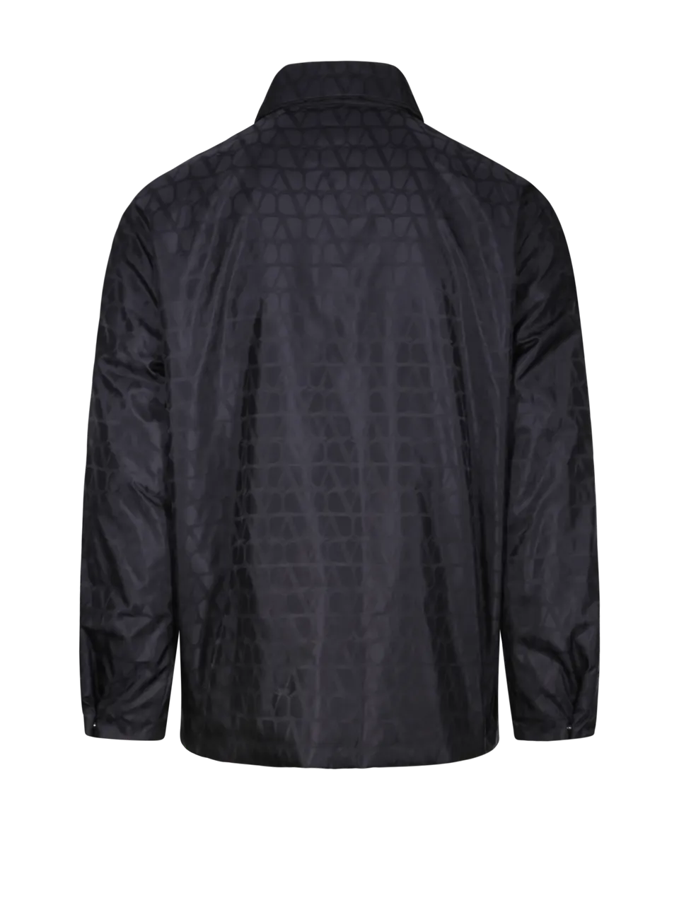 MEN VALENTINO BLACK POLYESTER DOWN JACKET