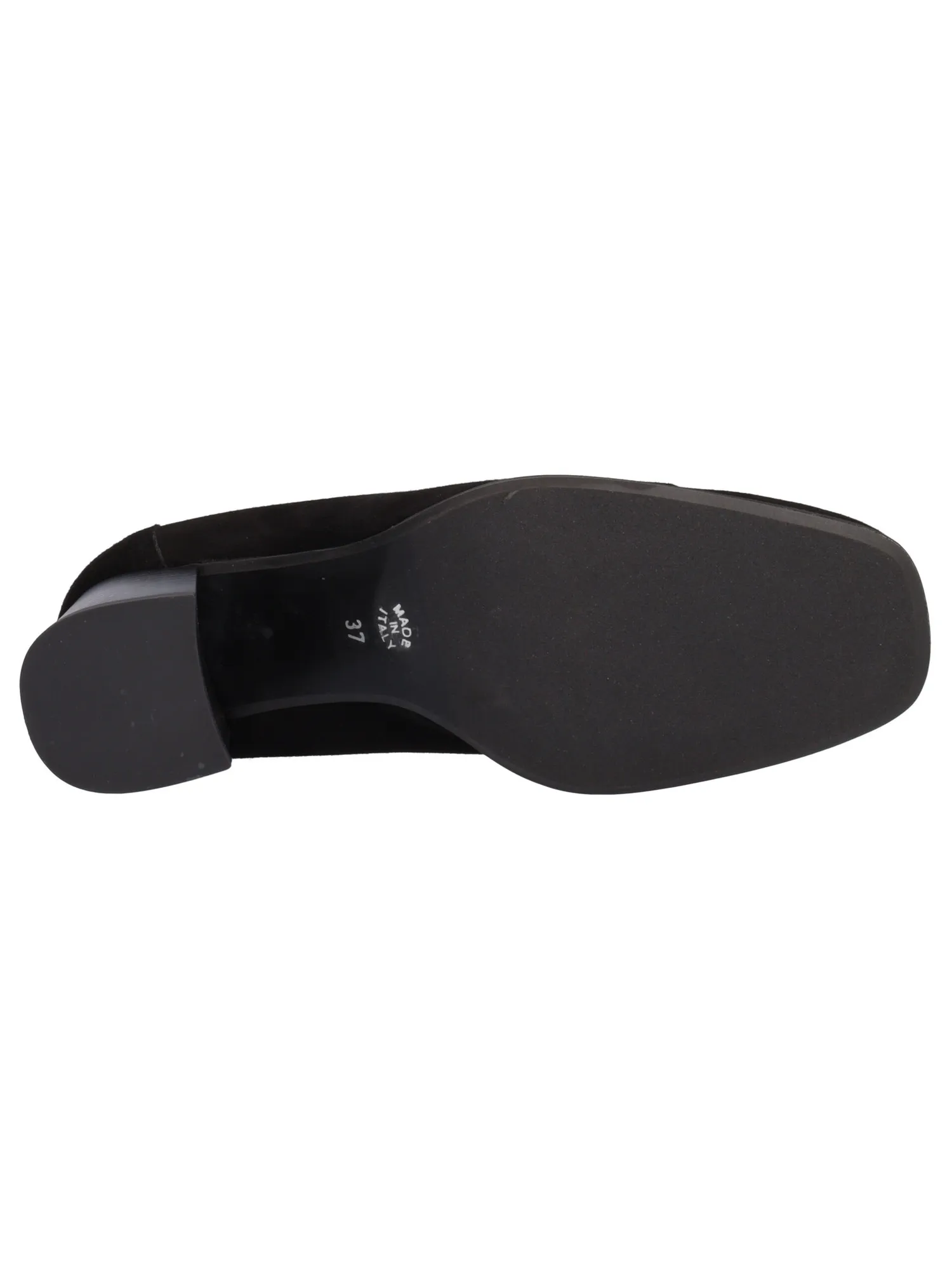 Mocassino tacco largo Confort da donna nero
