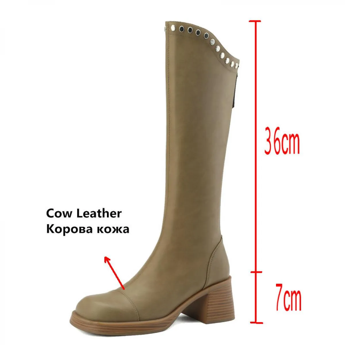 Moda Donna Stivali alti al ginocchio Autunno Inverno Vera pelle Tacchi alti Office Lady Scarpe eleganti Donna