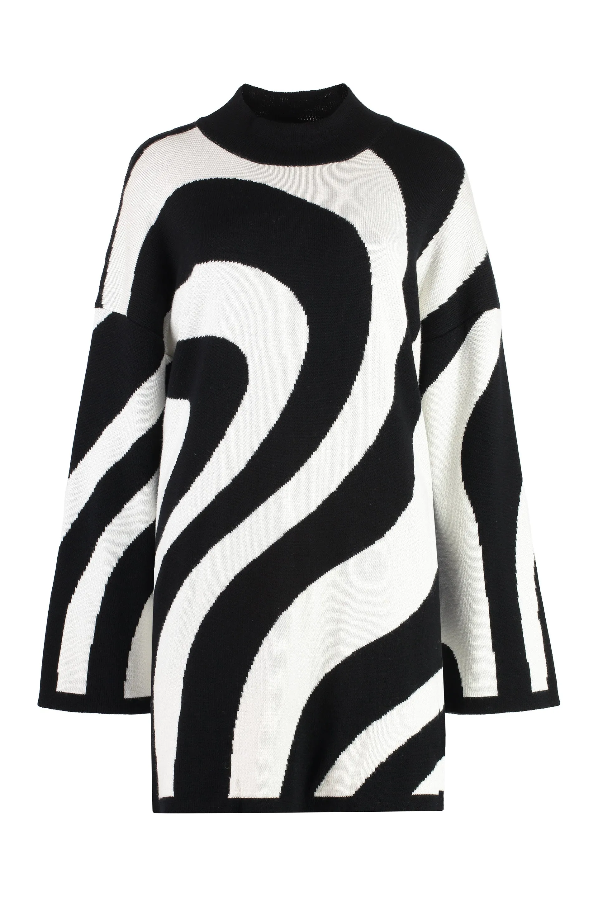 MSGM Abito in maglia di lana vergine