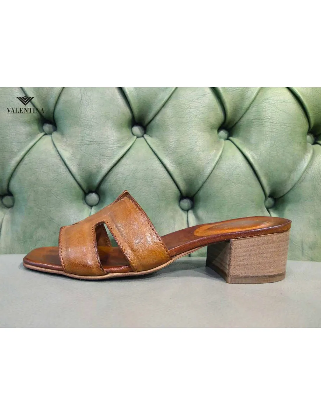 Mules con tacco medio