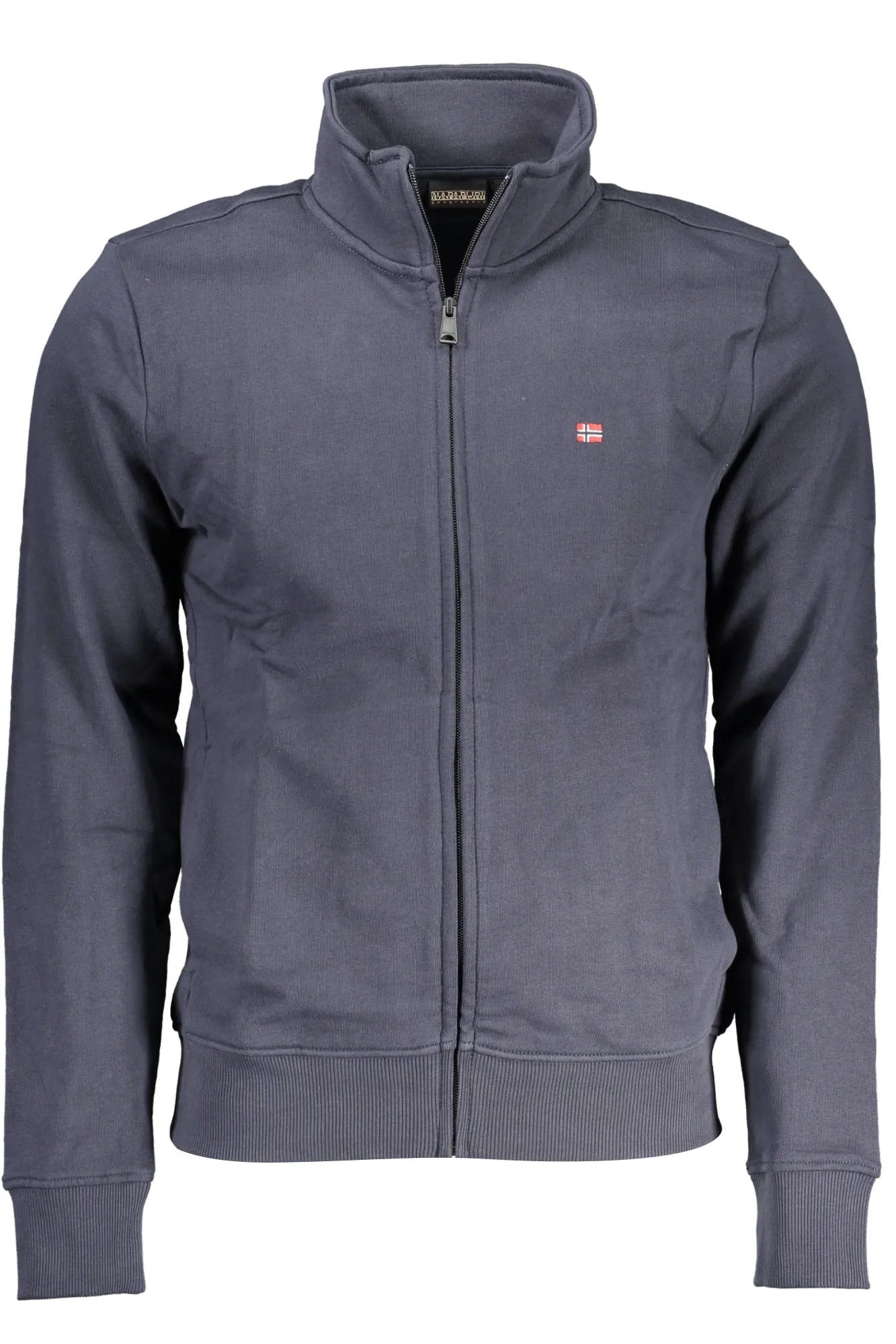 NAPAPIJRI FELPA CON ZIP UOMO BLU
