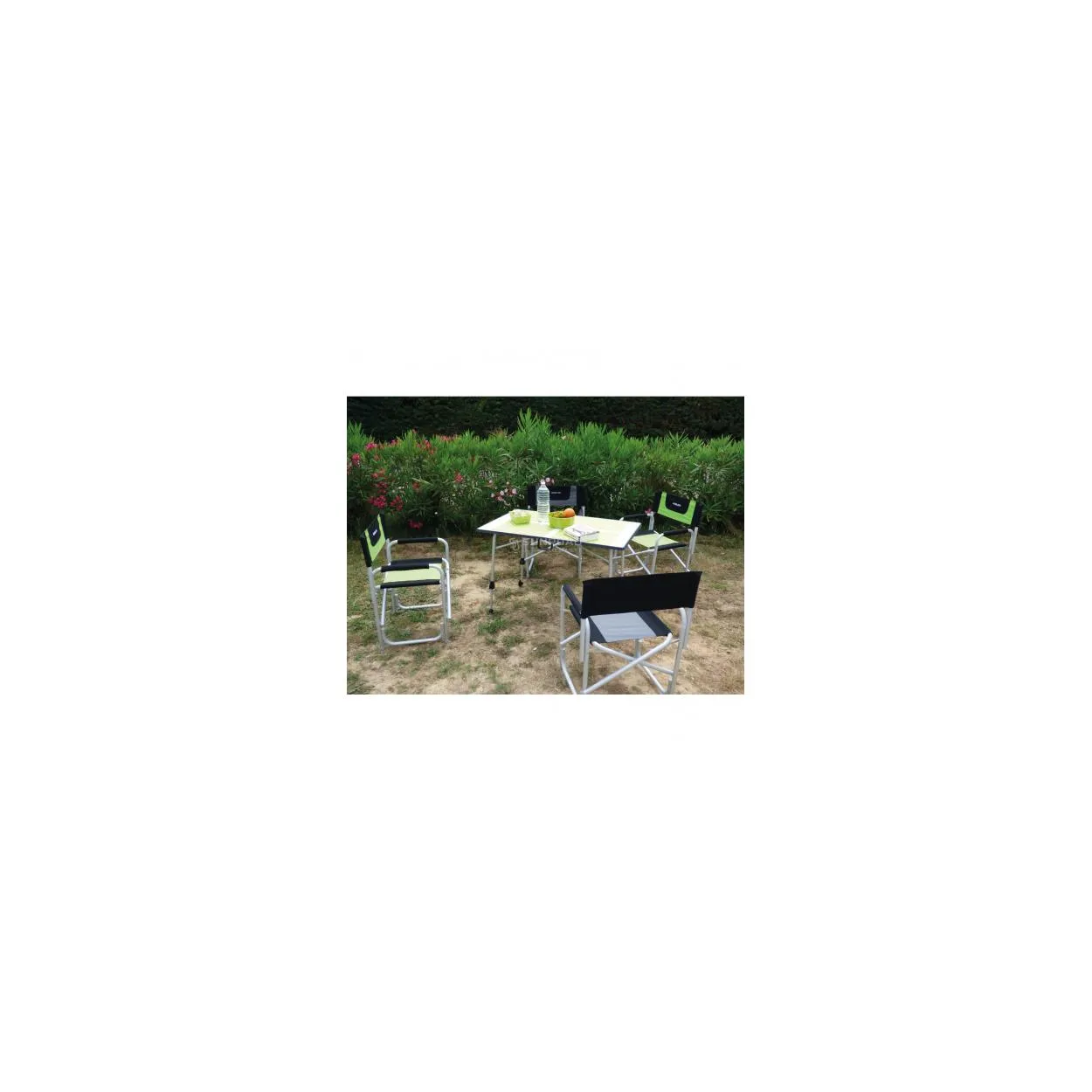 Offerta set 4 sedie regista da campeggio Midland grigio scuro/grigio chiaro