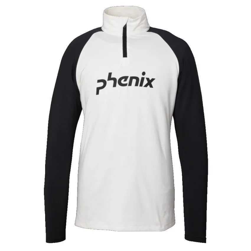 PHENIX PH LOGO INNER JACKET  White Sottogiacca sci mezza zip Uomo