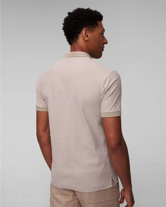 Polo beige da uomo Hugo Boss Phillipson