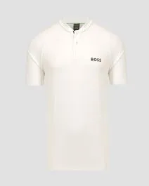 Polo bianca da uomo BOSS X MATTEO BERRETTINI Pariq MB
