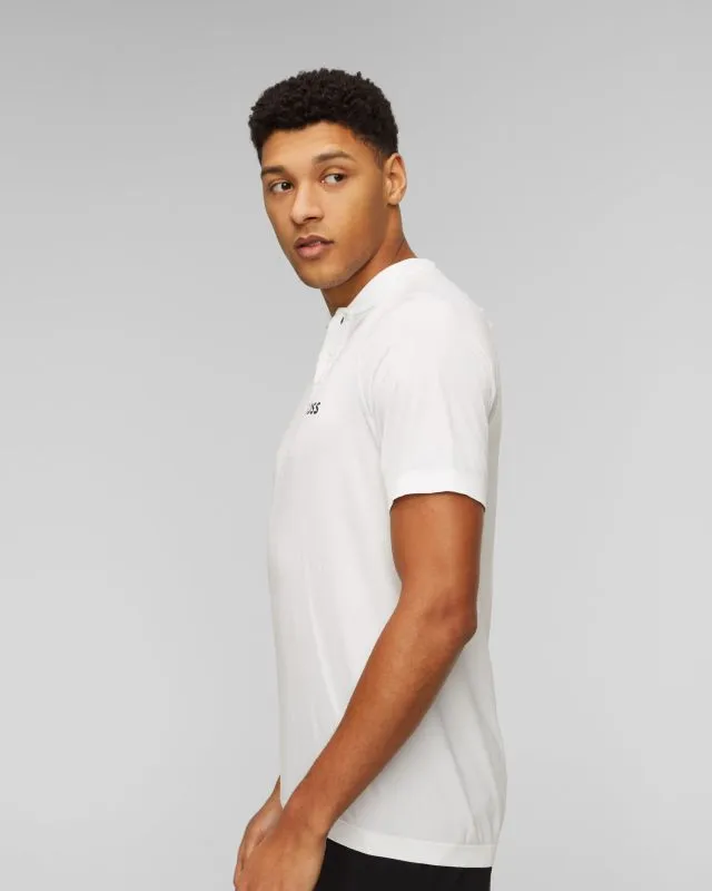 Polo bianca da uomo BOSS X MATTEO BERRETTINI Pariq MB