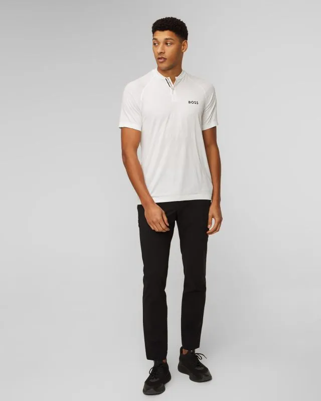 Polo bianca da uomo BOSS X MATTEO BERRETTINI Pariq MB