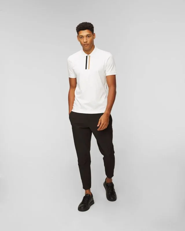 Polo bianca da uomo Hugo Boss Paras