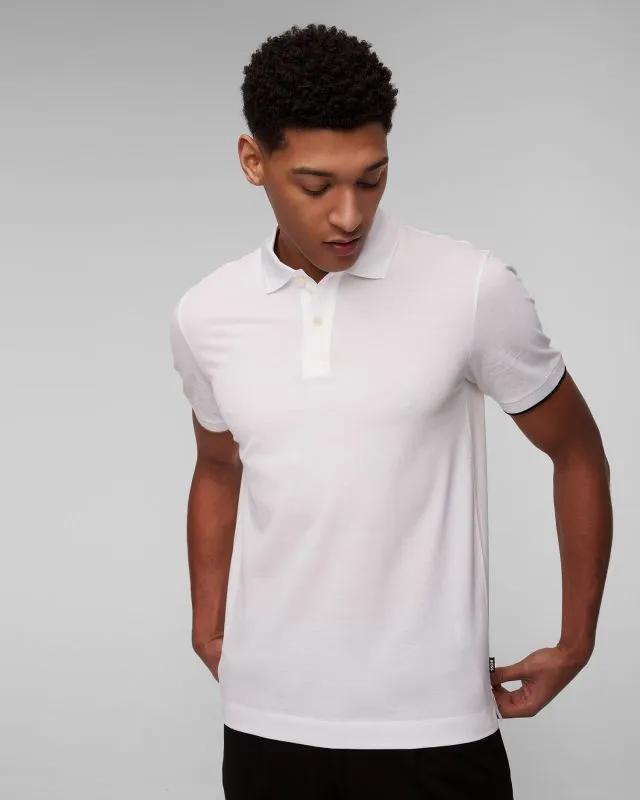 Polo bianca da uomo Hugo Boss Parlay