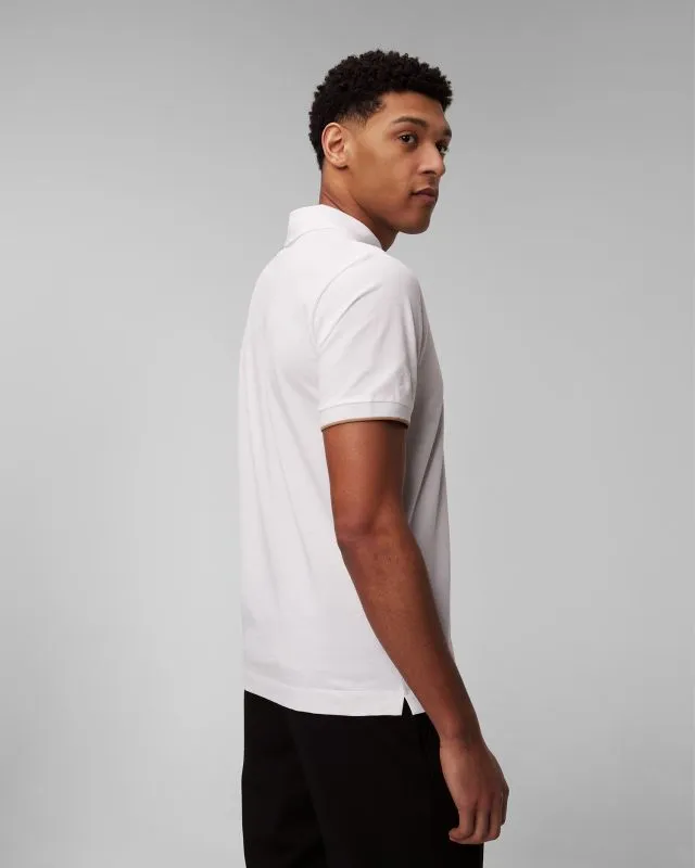 Polo bianca da uomo Hugo Boss Parlay