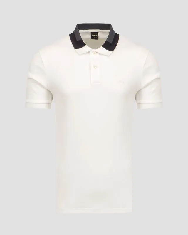 Polo bianca da uomo Hugo Boss Phillipson