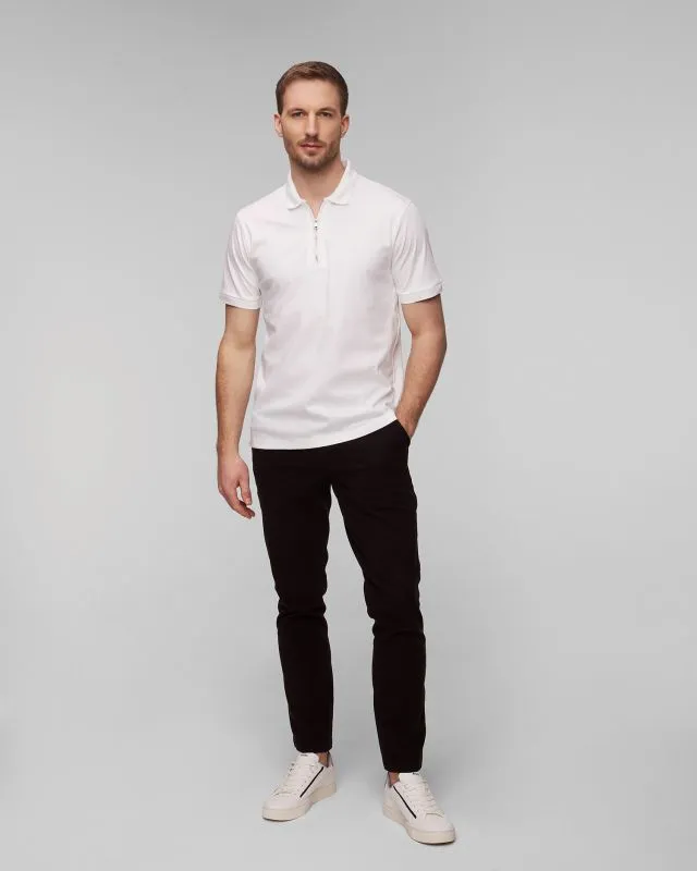 Polo bianca da uomo Hugo Boss Polston