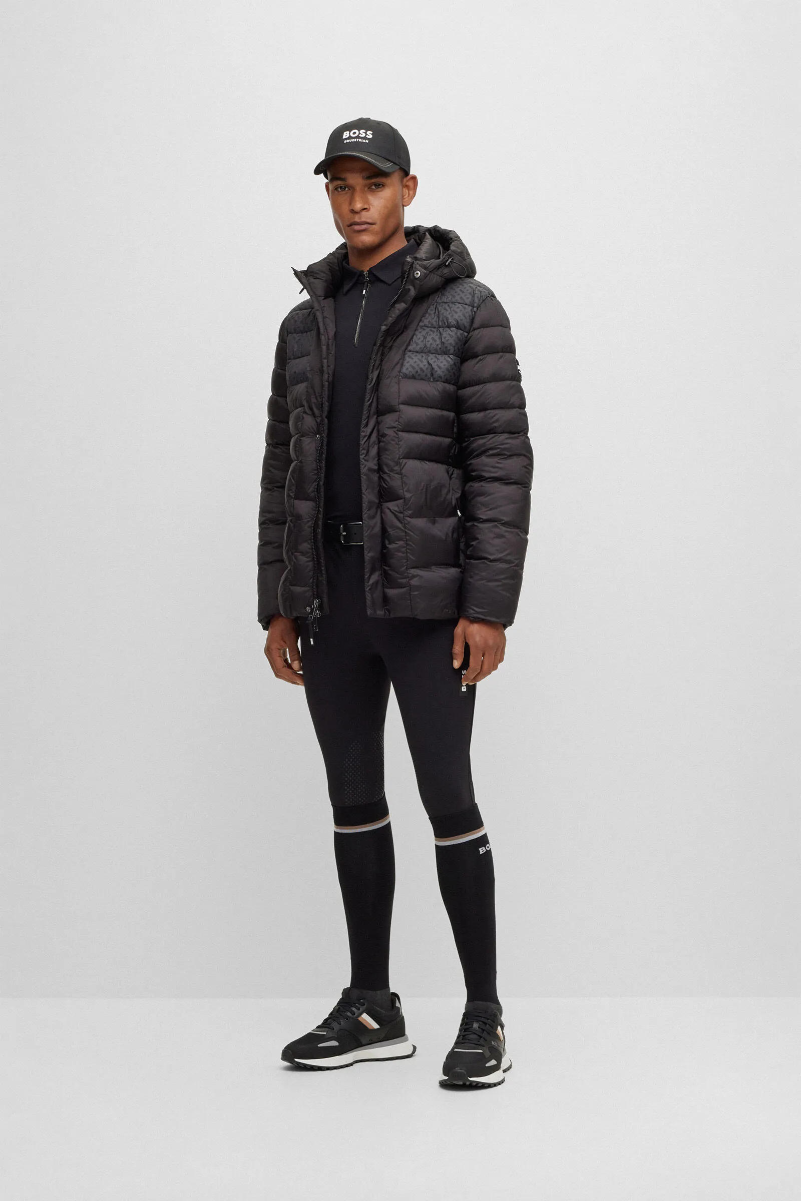 Polo da allenamento Boss Elton Signature Stripe da uomo