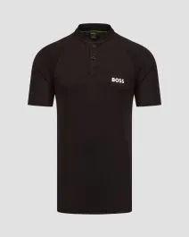 Polo nera da uomo BOSS X MATTEO BERRETTINI Pariq MB