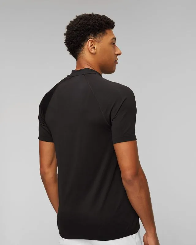 Polo nera da uomo BOSS X MATTEO BERRETTINI Pariq MB