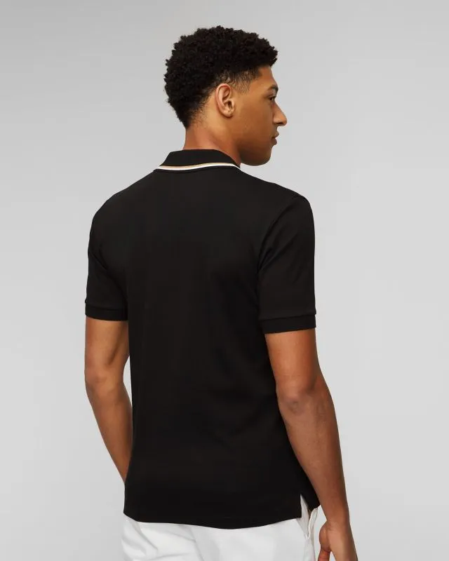 Polo nera da uomo Hugo Boss Penrose