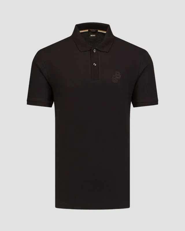 Polo nera Hugo Boss Parlay