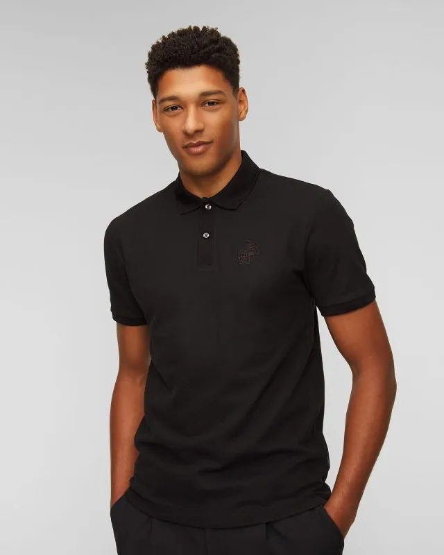 Polo nera Hugo Boss Parlay