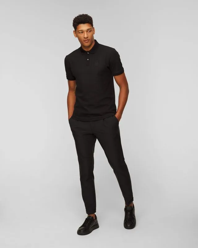 Polo nera Hugo Boss Parlay