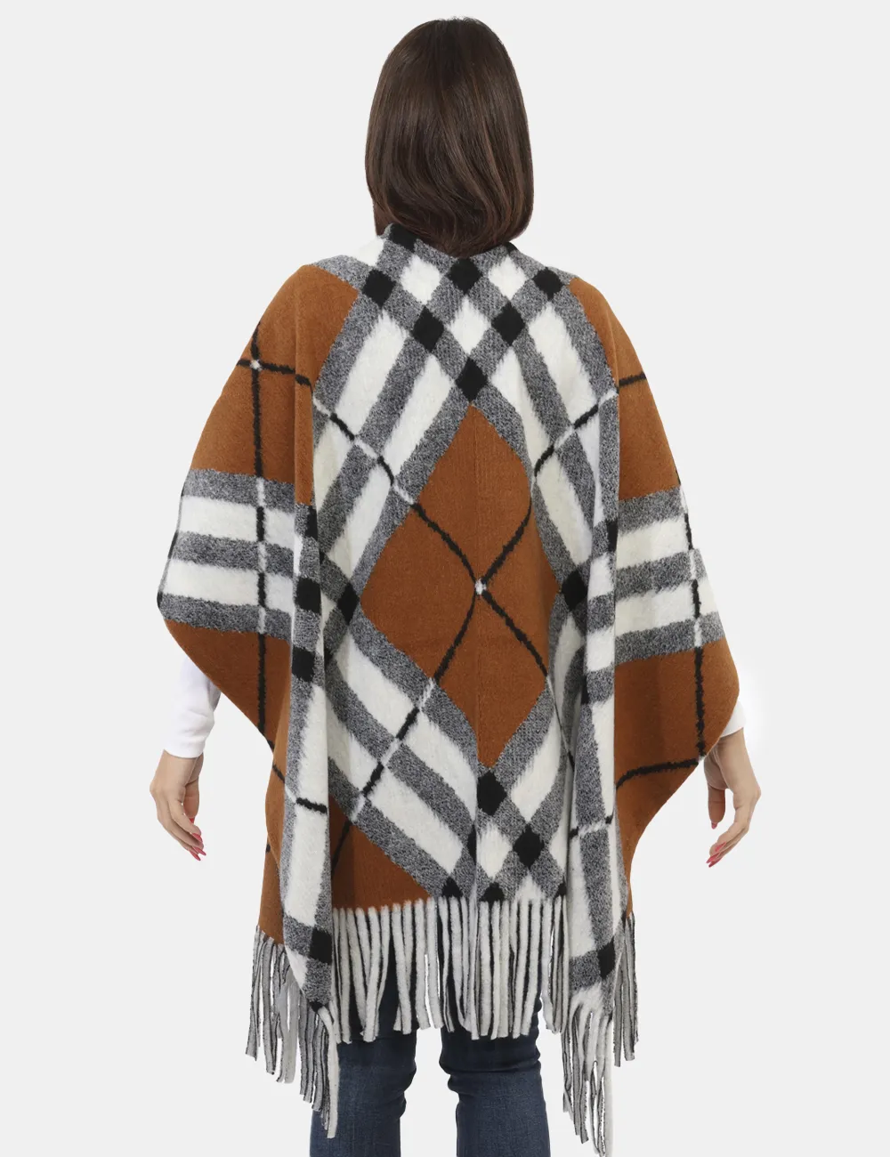 Poncho Concept83 Marrone