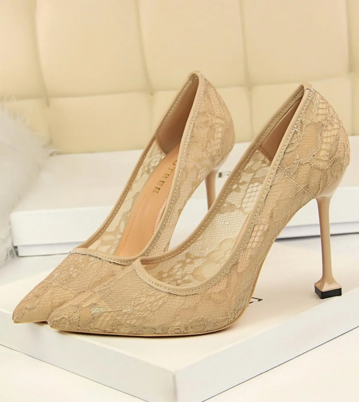 Scarpe con tacco alto blu donna 2022 Scarpe da donna con tacco alto 10cm Scarpe da sposa con tacco